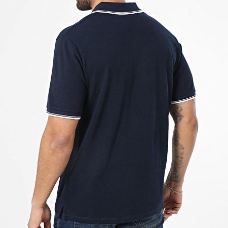 JJ Rebel - Polo Manches Courtes Zell Bleu Marine