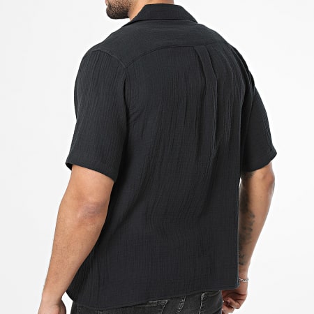 Only And Sons - Chemise Manches Courtes Skyle Noir