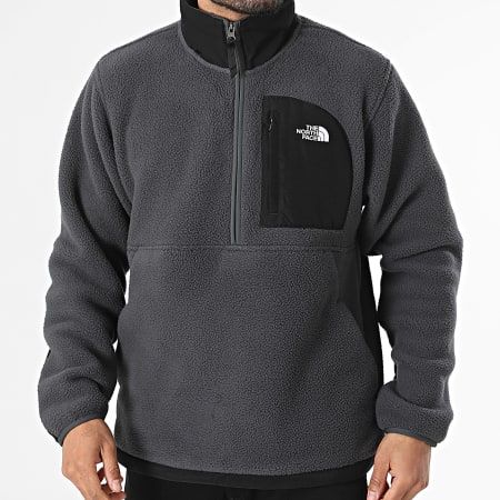 The North Face - Jas Fleece Ritskraag Outdoor Yumiori Off Peak A8FKP Antracietgrijs