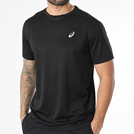 Asics - Conjunto Camiseta Y Pantalón Chándal Asics Core 7In 2011D221 2011D213 Negro