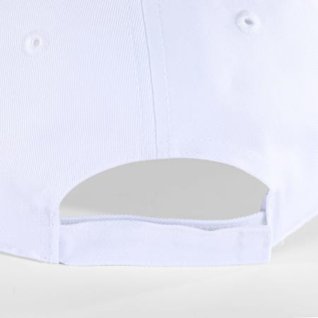 OM - Casquette Logo M25106 Blanc Bleu