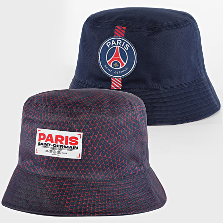 PSG - Bob Réversible PSG P25294 Bleu Marine Rouge