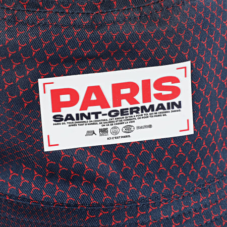 PSG - Bob Réversible PSG P25294 Bleu Marine Rouge