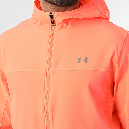 Under Armour - Veste Capuche Zippée Velociti Pro Storm 6005897 Orange Fluo