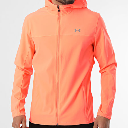 Under Armour - Veste Capuche Zippée Velociti Pro Storm 6005897 Orange Fluo