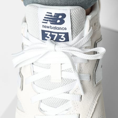 New Balance - Baskets 373 Beige Navy