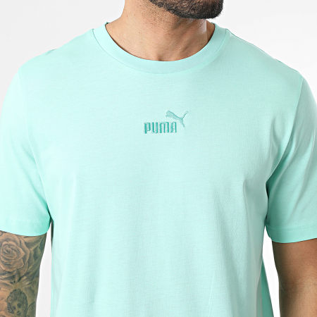 Puma - Tee Shirt Essential Logo 692912 Turquoise