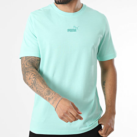 Puma - Tee Shirt Essential Logo 692912 Turquoise