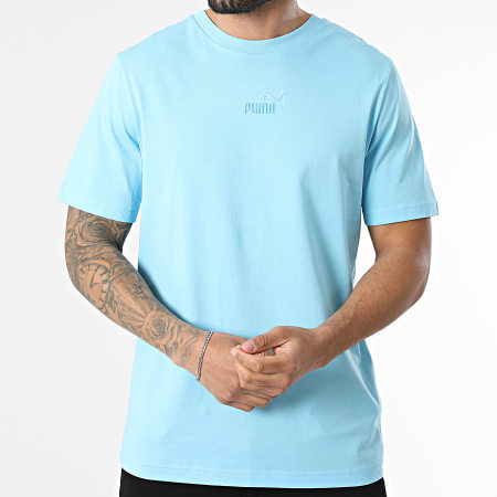 Puma - Tee Shirt Essential Logo 692912 Bleu Clair