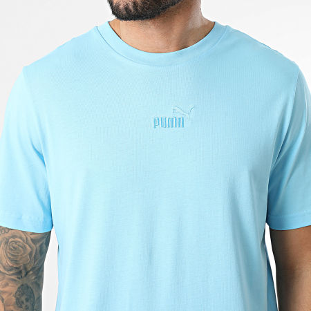 Puma - Tee Shirt Essential Logo 692912 Bleu Clair