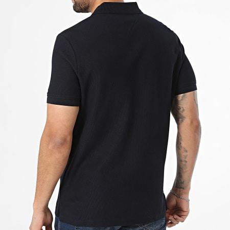 Tommy Hilfiger - Polo Manches Courtes Regular Fit Script 3046 Bleu Marine