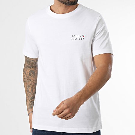 Tommy Hilfiger - Tee Shirt Brand Love Embroidery Stack 2370 Blanc
