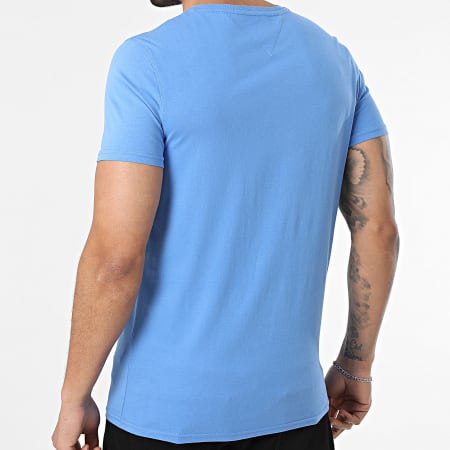 Tommy Jeans - Tee Shirt Slim Jersey 4411 Bleu