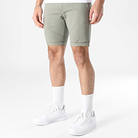 Tommy Jeans - Short Chino Slim Scanton 2852 Vert Kaki