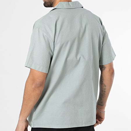JJ Rebel - Chemise Manches Courtes Texturée Korso Vert