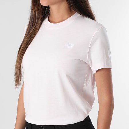 New Balance - Camiseta Oversize Mujer WT41509 Rosa Claro