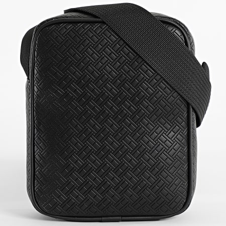Tommy Hilfiger - Sacoche Embossed Flag Mini Reporter 4193 Noir
