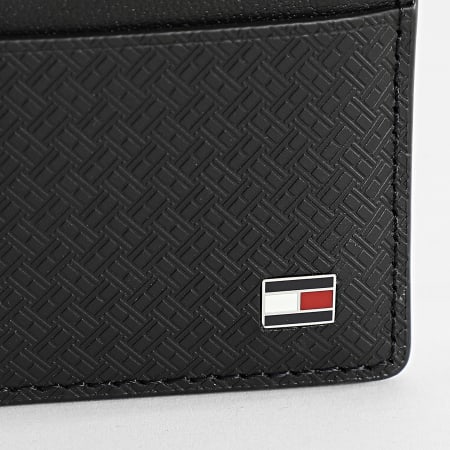 Tommy Hilfiger - Tarjetero Emboss CC Holder 4240 Negro
