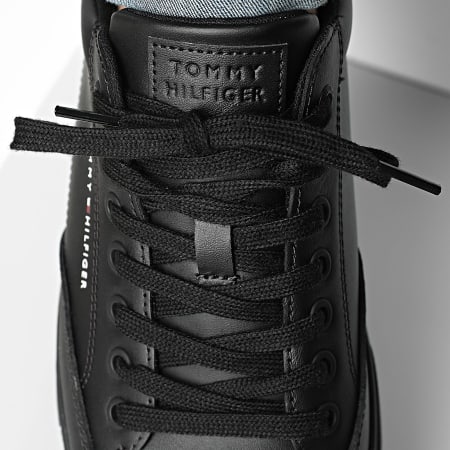 Tommy Hilfiger - Baskets Vulc Core Rwb Long Lace Leather 5814 Black