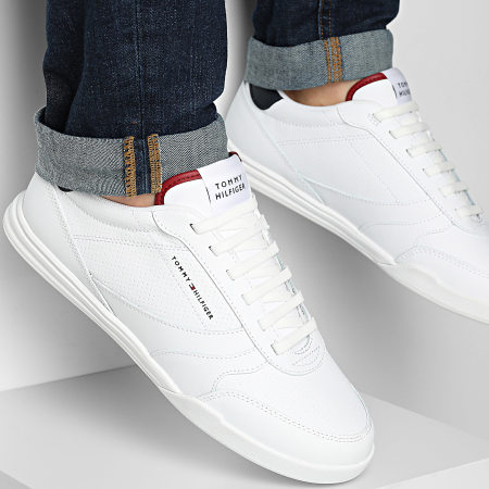 Tommy Hilfiger - Baskets Lopro Leather 5827 White