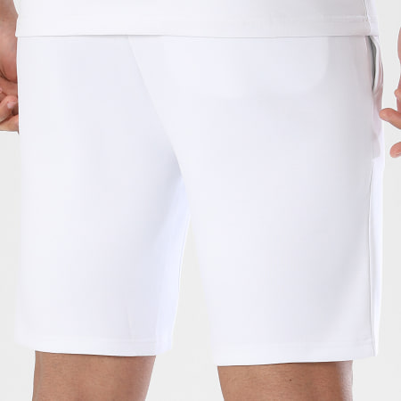 Comme Des Loups - Pantalón Corto de chándal Amalfi Blanco Verde