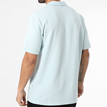 Puma - Polo Korte Mouwen Textuur Relaxed Fit Essential Elevated 692560 Lichtblauw