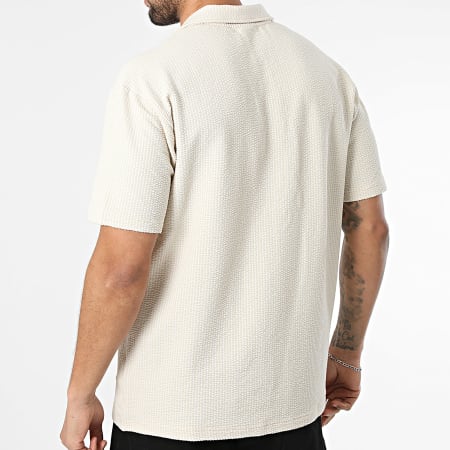 Puma - Polo Korte Mouwen Textuur Relaxed Fit Essential Elevated 692560 Beige