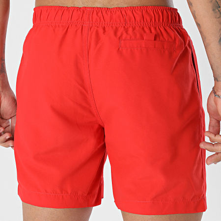 Scarface - Short De Bain Logos Contours Rouge Noir