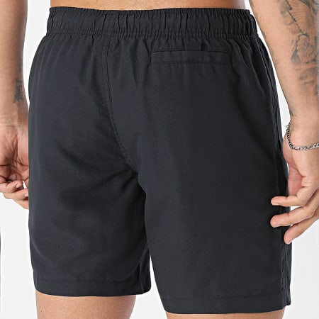 Scarface - Short De Bain Logos Contours Noir Rouge