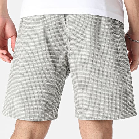 Teddy Smith - Pantalón Corto de chándal Texturizado Elvis 10417972D Verde Blanco