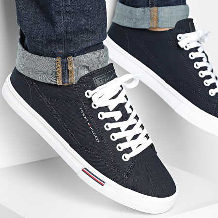 Tommy Hilfiger - Baskets Vulc Core Rwb Long Lace CVS 5813 Desert Sky