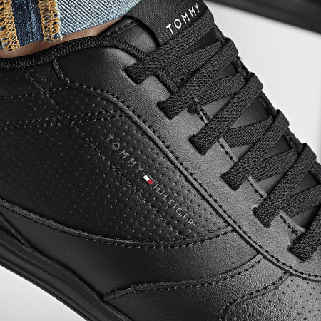 Tommy Hilfiger - Baskets Lopro Leather 5827 Black