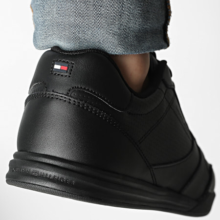 Tommy Hilfiger - Baskets Lopro Leather 5827 Black
