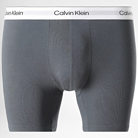 Calvin Klein - Lot De 5 Boxers NB4395 Noir Gris Vert Bleu