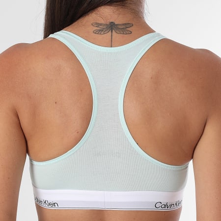 Calvin Klein - Brassière Femme QF8493 Vert Turquoise