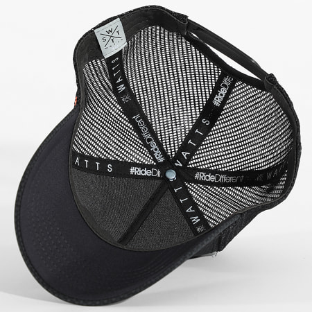 Watts - Casquette Trucker Tribe Noir Orange