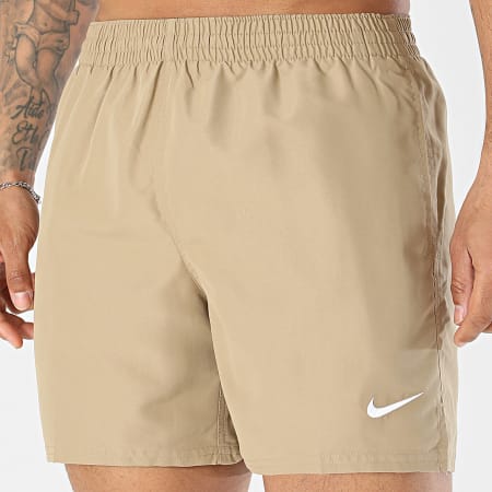 Nike - Pantalón Corto de baño Nesse 560 Beige
