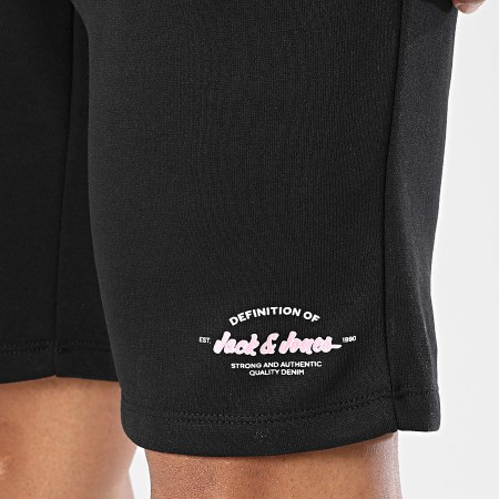 Jack And Jones - Pack de 2 Calções de jogging Gordon Brandon Preto Cinza Claro Mesclado