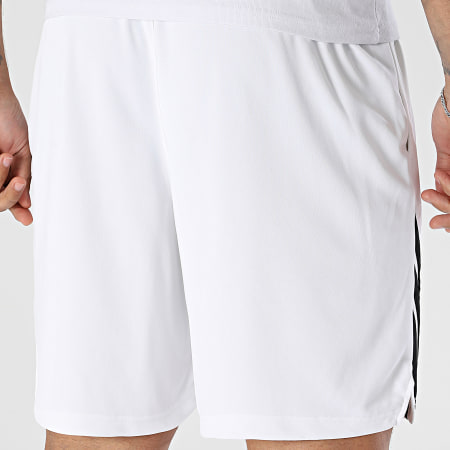 Adidas Sportswear - Short Jogging A Bandes 3 Stripes JN4739 Blanc
