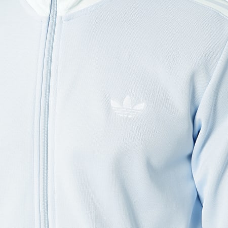 Adidas Originals - Veste Zippée Classic TT KE1664 Bleu Clair Blanc
