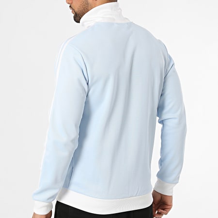 Adidas Originals - Veste Zippée Classic TT KE1664 Bleu Clair Blanc