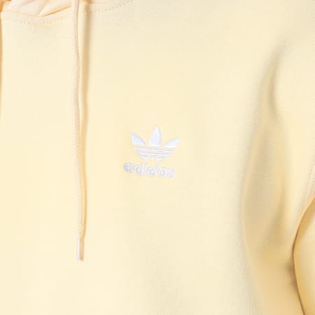 Adidas Originals - Sweat Capuche Essential Loose KE1155 Jaune Clair