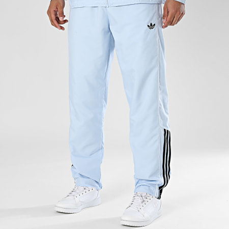 Adidas Originals - Pantalon Jogging Half Stripes KE2165 Bleu Clair