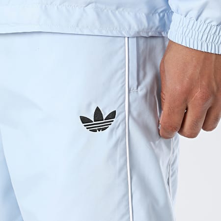 Adidas Originals - Pantalon Jogging Half Stripes KE2165 Bleu Clair