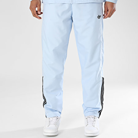 Adidas Originals - Pantalon Jogging Half Stripes KE2165 Bleu Clair
