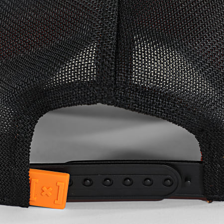 Dragon Ball Z - Gorra Trucker Goku Negro Jaspeado Naranja