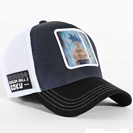 Dragon Ball Z - Gorra Trucker Goku Negro Blanco Azul Denim