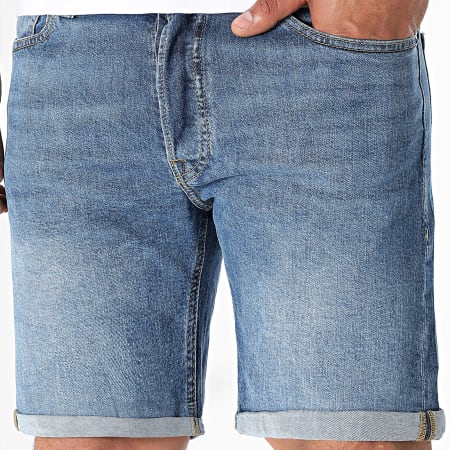 Jack And Jones - Short Jean Rick Original Bleu Denim