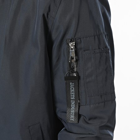 Kymaxx - Bomber Jacket Navy Blue