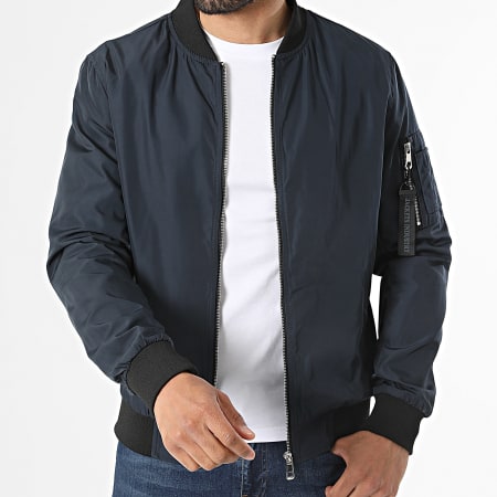 Kymaxx - Bomber Jacket Navy Blue